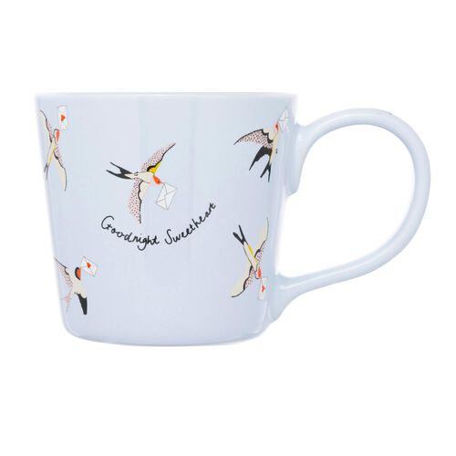 Cath Kidston Love Birds Blue Dolly Mug