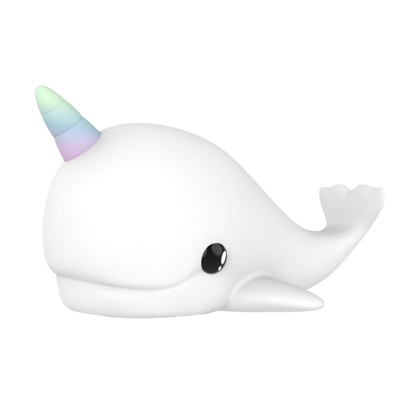 Stellar Haus Squishy Narwhal 'splash' Night Light image number 1
