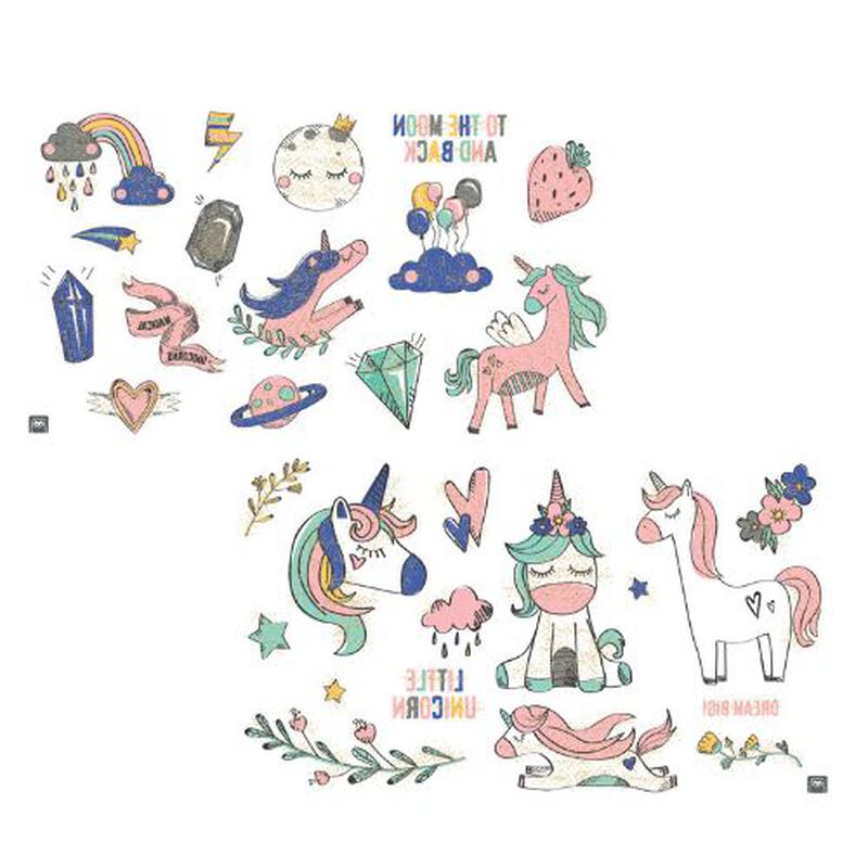 Eurekakids Temporary Tattoos - Unicorn image number 1