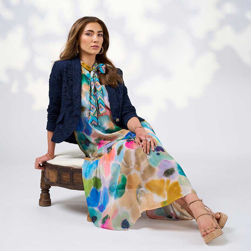 Loobie's Story Free Spirit Tie Midi Dress image number 1