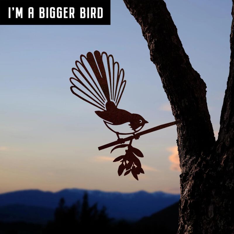 Metalbird NZ Large Piwakawaka/Fantail image number 1