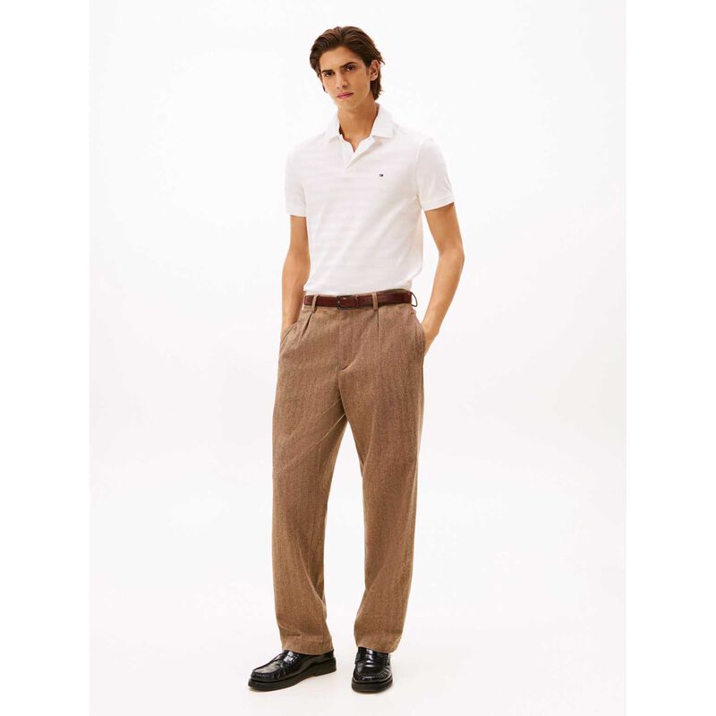 Tommy Hilfiger Herringbone Jacquard Polo Shirt image number 3