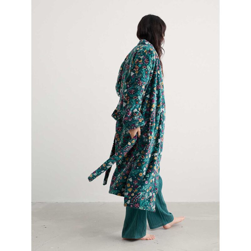 Seasalt Cornwall Hushing Gown Illuminated Garden Dk Wreckage image number 1