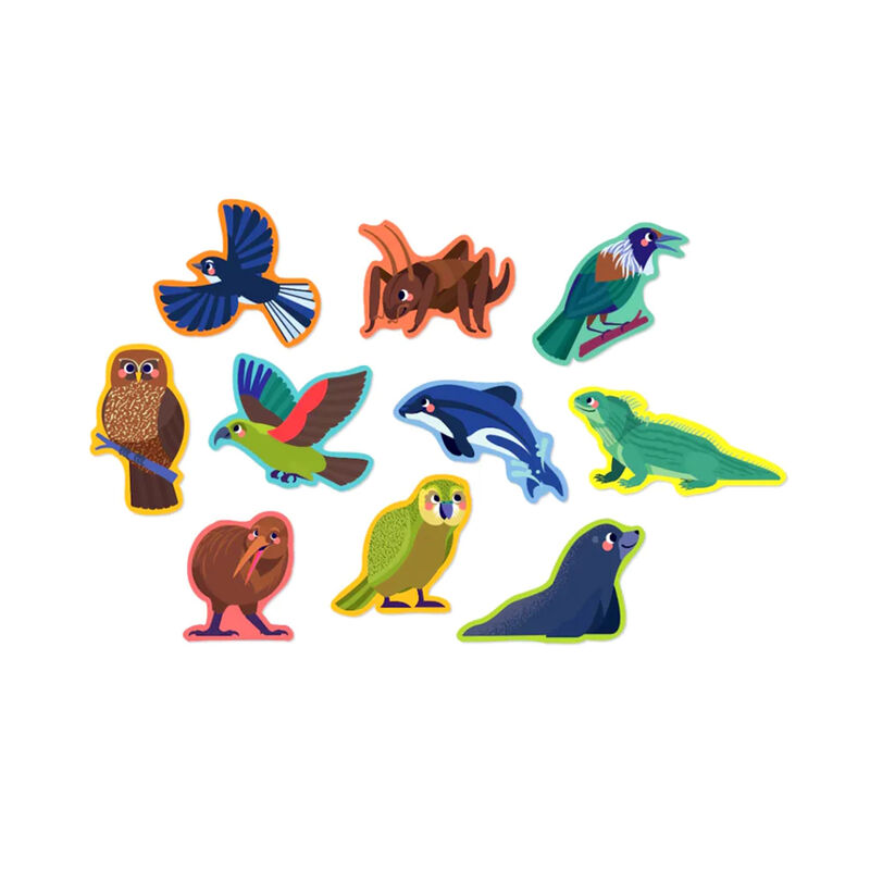 Croc Creek Let's Begin 2 Piece Puzzles - NZ Animals image number 1