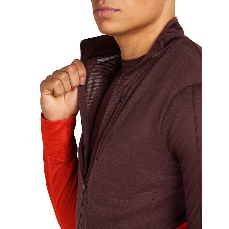 Icebreaker M Merino Blend 200 RealFleece Descender LS Half Zip image number 2