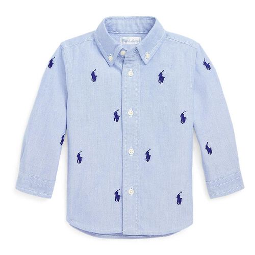 Polo Ralph Lauren Polo Pony Cotton Oxford Shirt 3M-24M