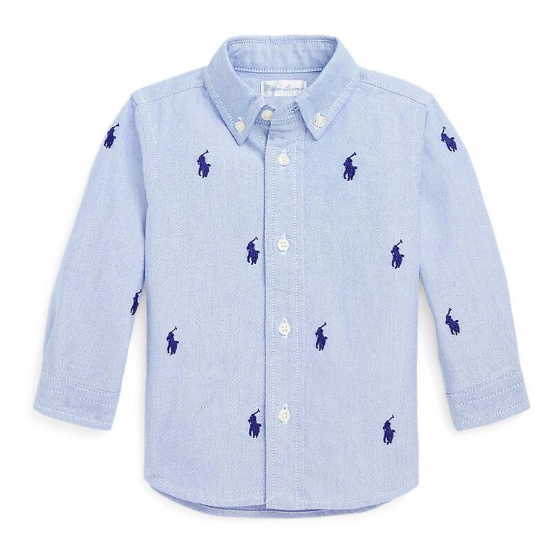 Polo Ralph Lauren Polo Pony Cotton Oxford Shirt 3M-24M image number 0