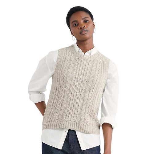 Seasalt Cornwall Newlyn Vest Aran