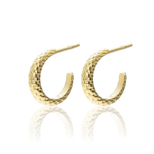 Silk & Steel Small Infinity Hoops