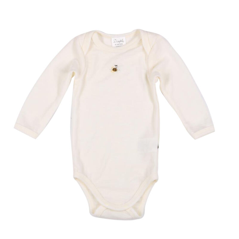 Dimples Merino L/S Envelope Bodysuit image number 0