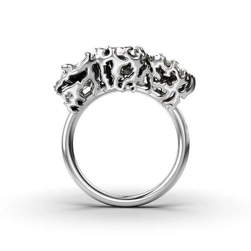 Stolen Girlfriends Club Delicate Distortion Cocktail Ring image number 2