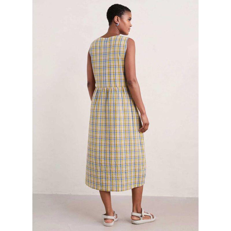 Seasalt Cornwall Lowland Heather Dress Penny Bun Pear image number 1