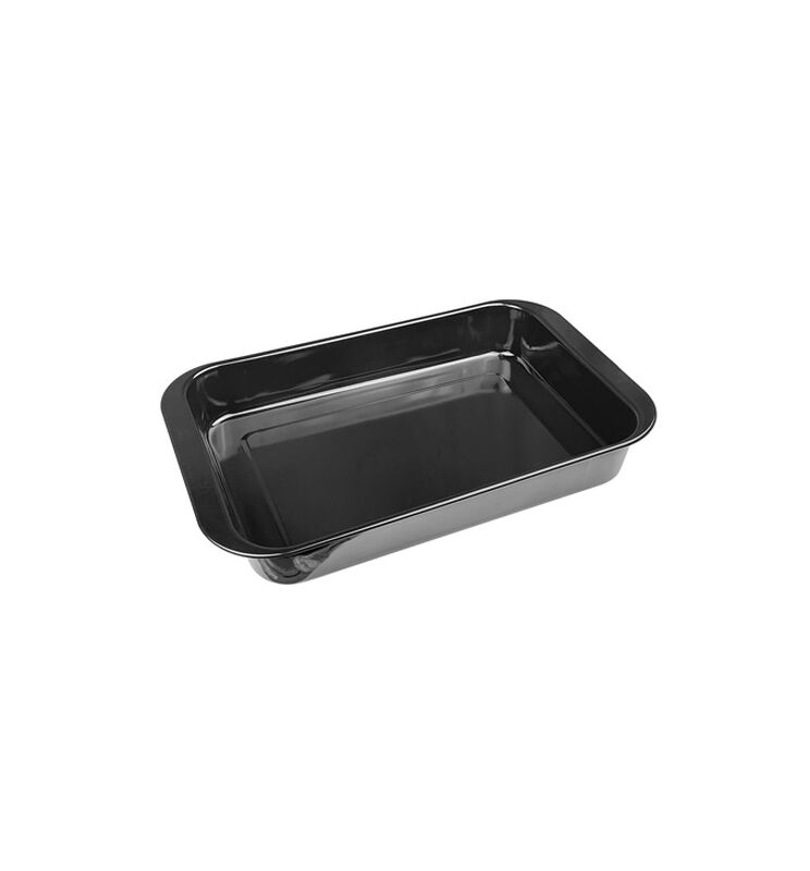 Di Antonio Rectangle Roaster Enamel On Carbon Steel Black 410x260mm image number 0