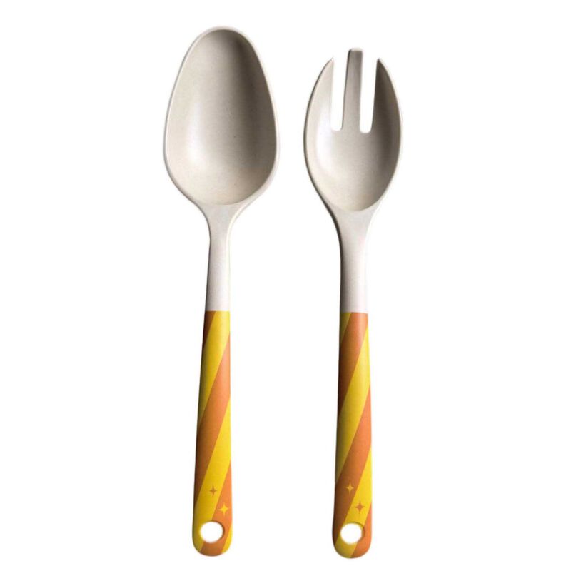 Urban Products Summer Spritz Salad Servers Orange 25cm Set Of 2 image number 0