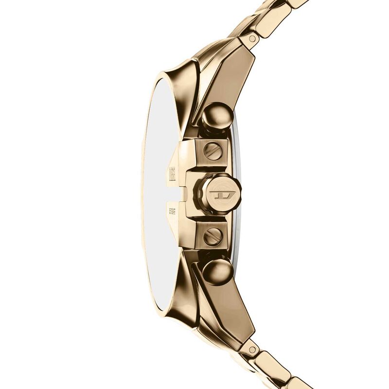 Diesel Mega Chief Slim Chronograph Antique Gold-Tone Stainless Steel Watch image number 2