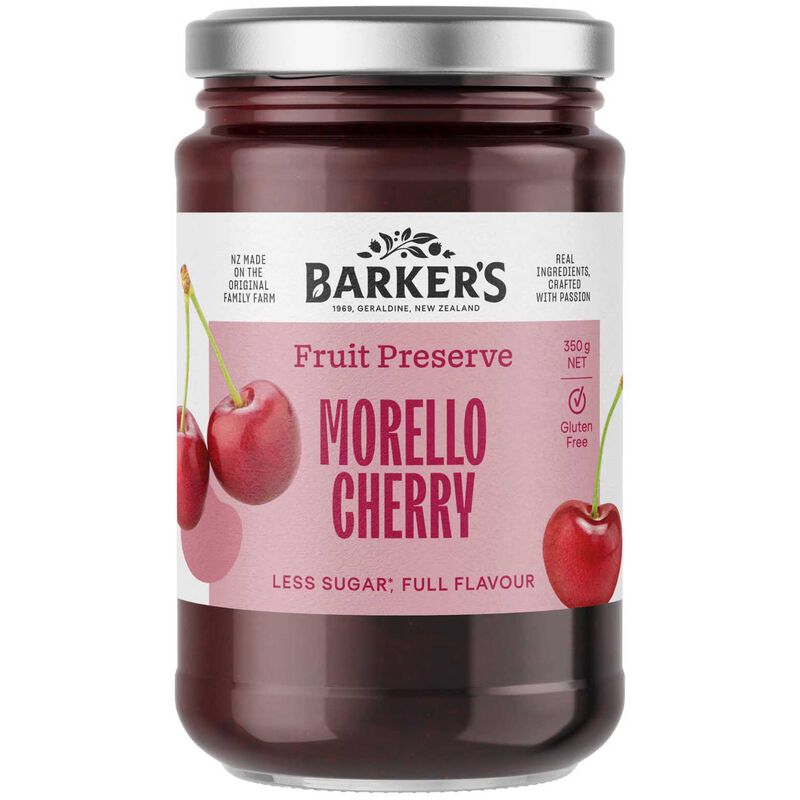 Barker's Morello Cherry Fruit Preserve 350gm image number 0