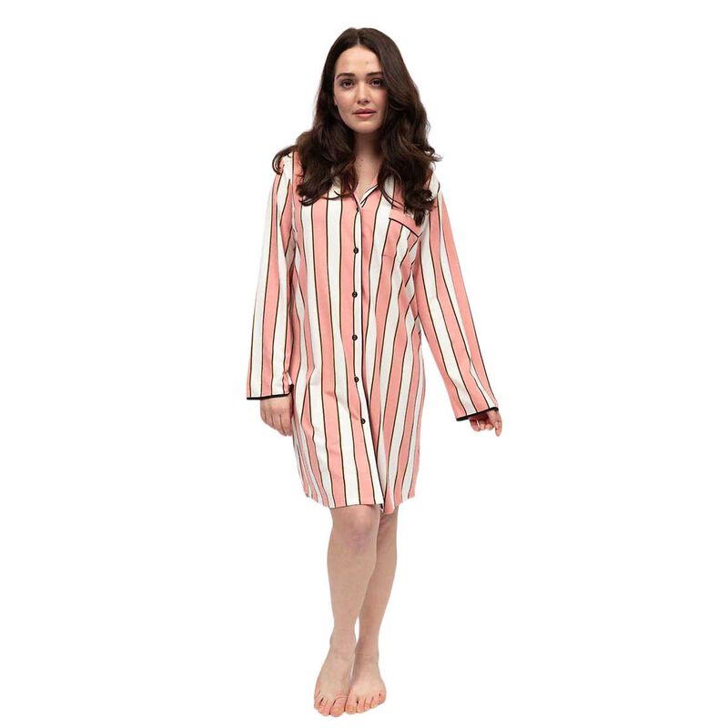 Cyberjammies Bonnie Stripe Printed Jersey L/S Nightshirt image number 0