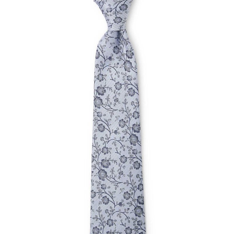 Cambridge Blossoms 7.5cm Tie image number 1