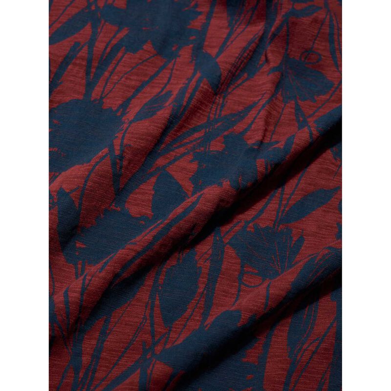 Seasalt Cornwall 3/4 Chapelle Dress Windswept Floral Burgundy image number 2