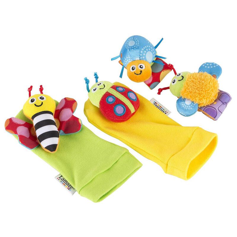 Lamaze Gardenbug Foot Finder and Wrist Rattle image number 0