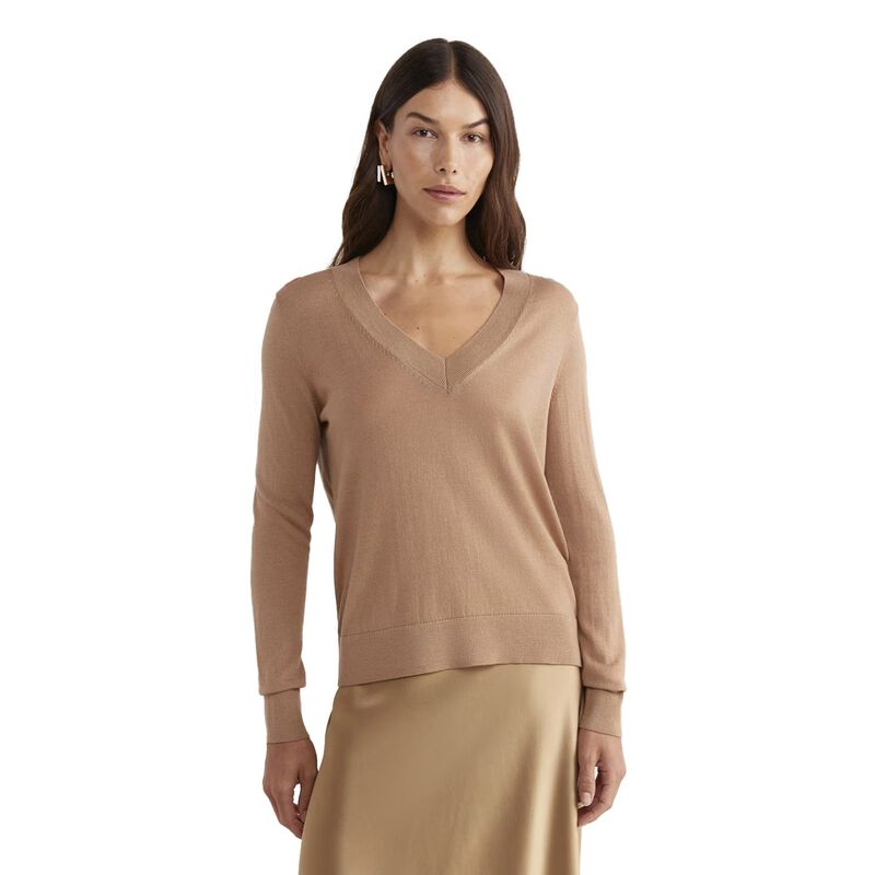 Sportscraft Francis Merino V Neck Knit image number 4