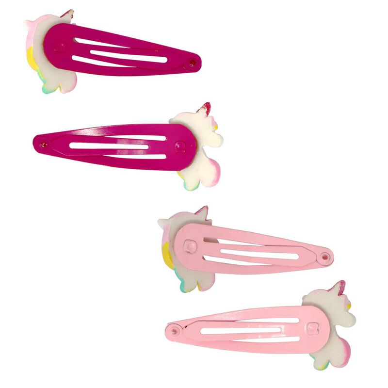 Pink Poppy Dreamy Unicorn Hair Clips Assorted image number 1