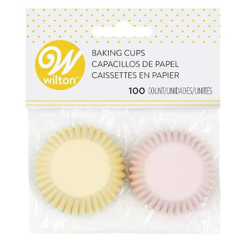 Wilton Mini Baking Cups - Pastel 100 Pack image number 1