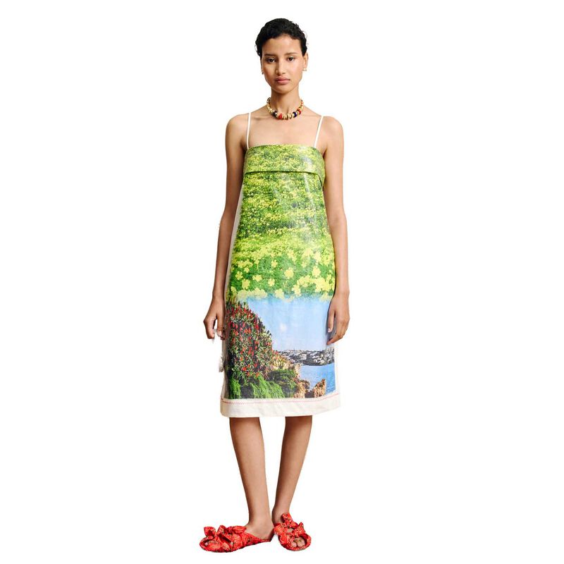 AL&Eacute;MAIS Bermuda Buttercup Midi Dress image number 0