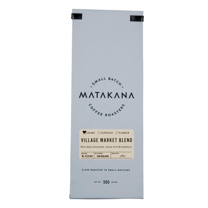 Matakana Coffee Roasters Village Blend Beans 500g image number 0
