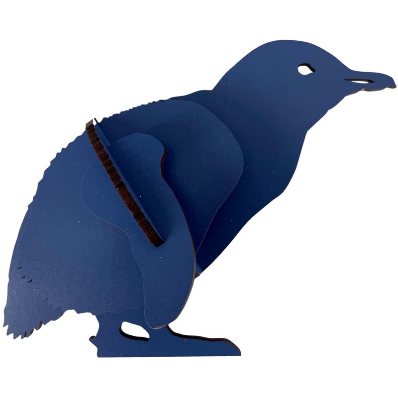 Abstract Designs Wall LB Penguin A4 Blue image number 0