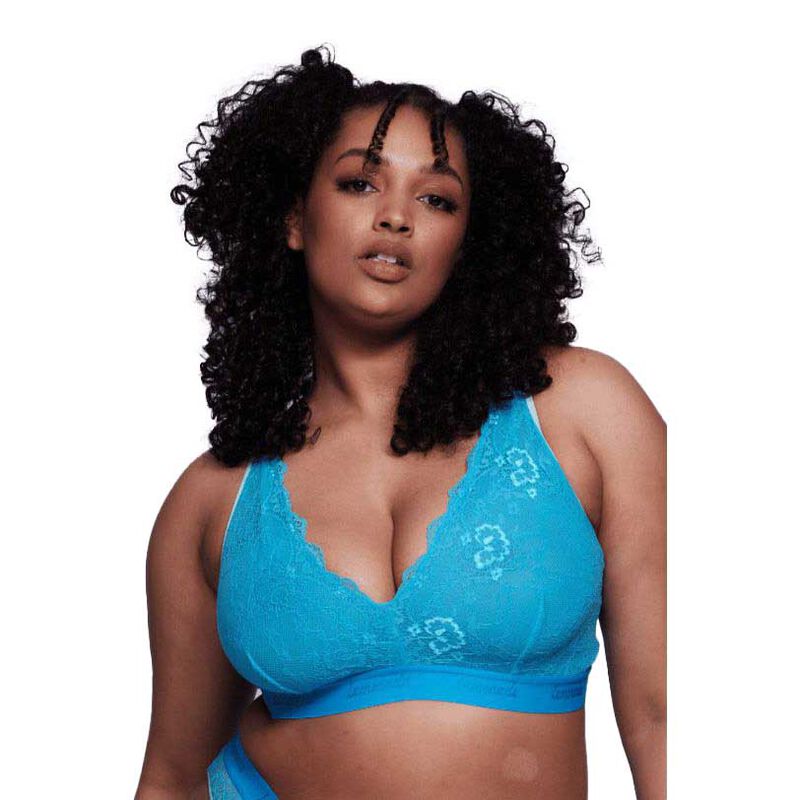 Lemonade Dolls Signature Lace Fuller Cup Bralette - Hawaiian Blue image number 0