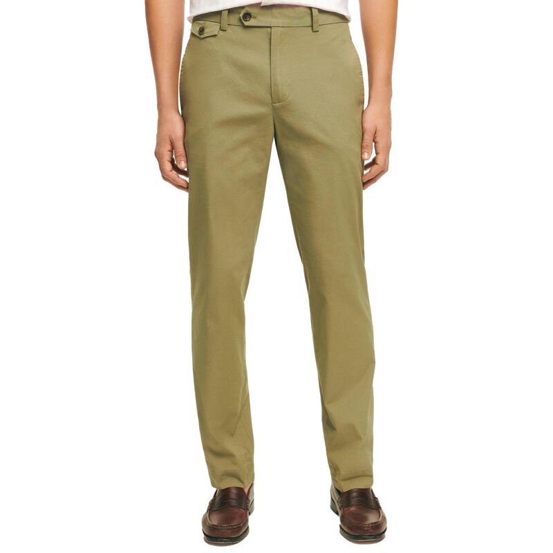 Brooks Brothers Slim Fit Canvas Poplin Chinos In Supima Cotton image number 0