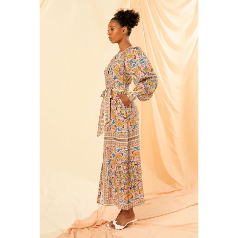 KACHEL Billie Maxi Shirt Dress image number 3