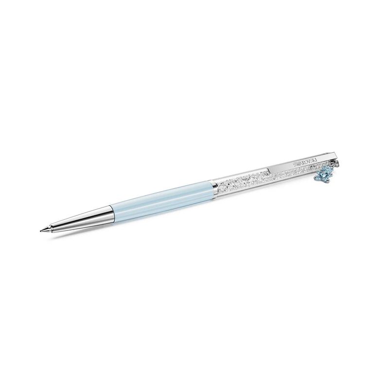 Swarovski Crystalline Ballpoint Pen - Blue Teddy image number 3