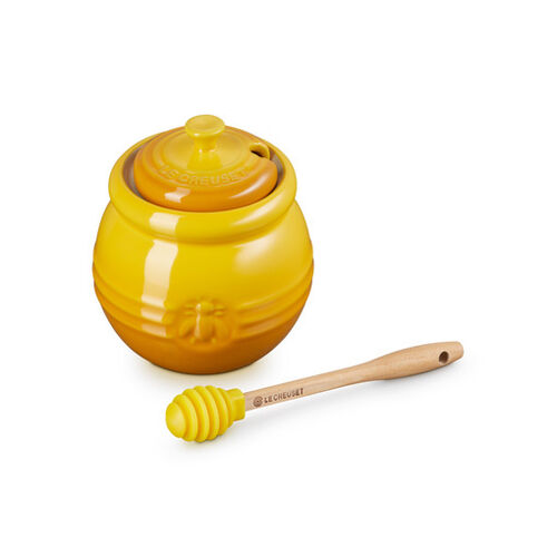 Le Creuset Honey Pot & Dipper Nectar