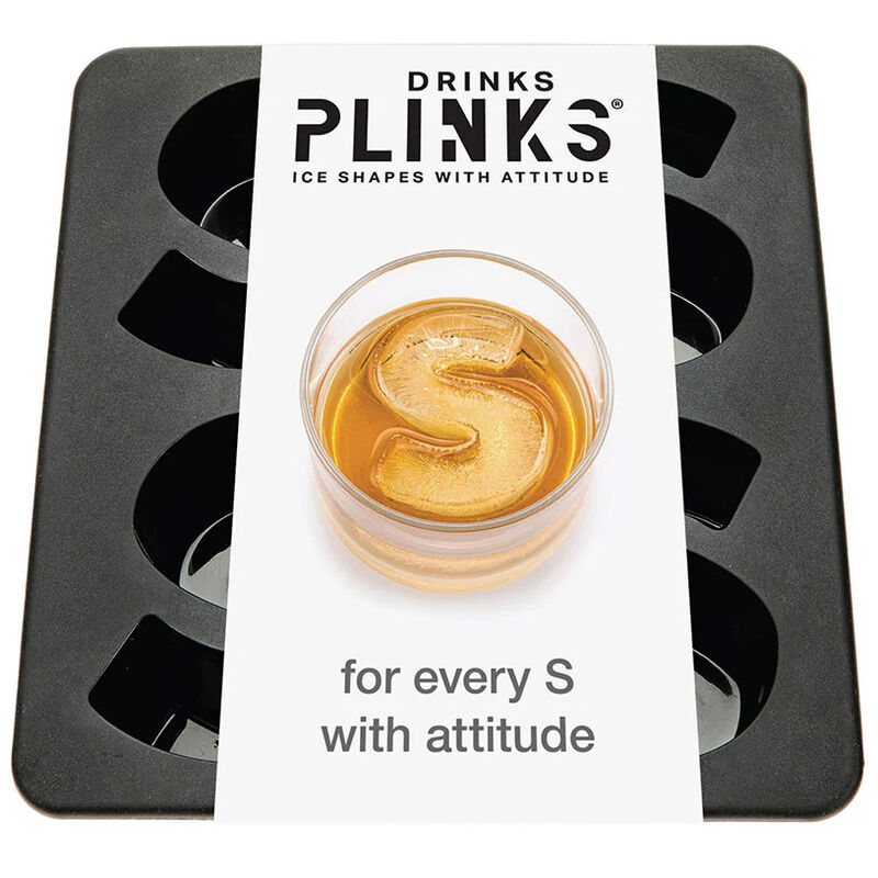 Drinks Plinks Ice Cube Tray - Letter S image number 2