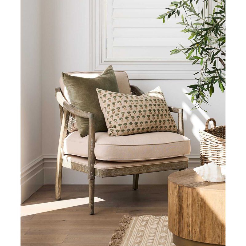 French Country Brighton Rattan Armchair image number 1
