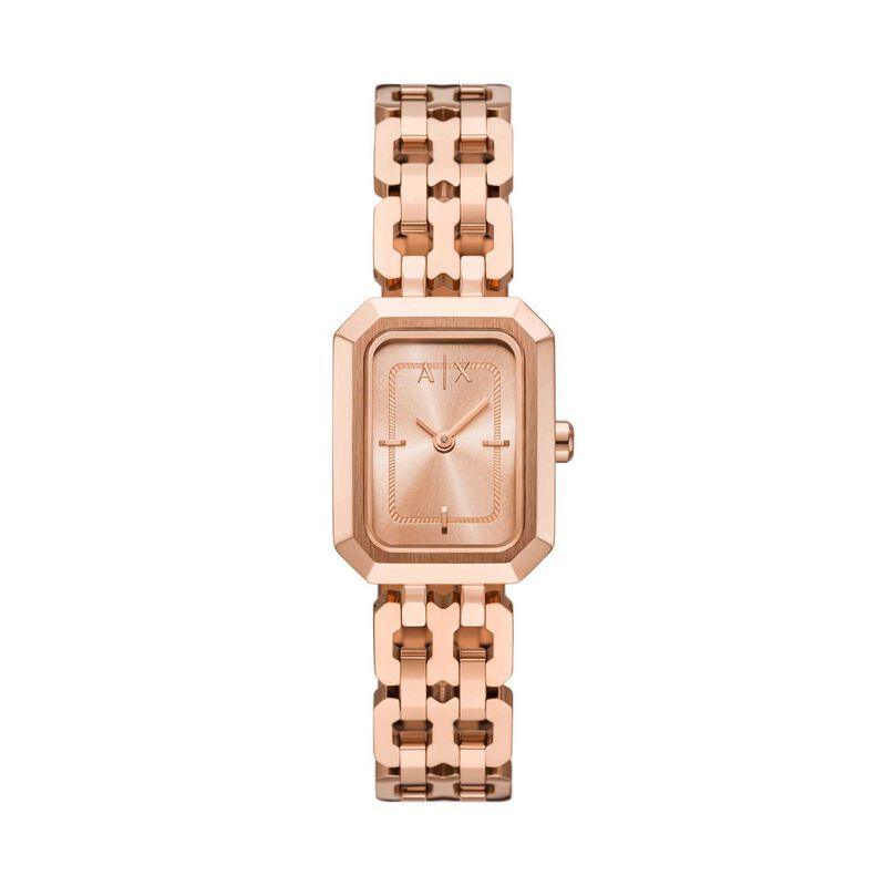 Armani Exchange Two-Hand Rose Gold-Tone Stainless Steel Watch AX5814 image number 0