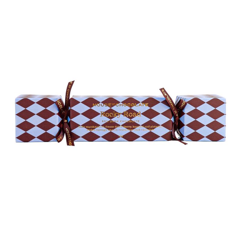 House of Chocolate Rocky Road Large Christmas Cracker 125g image number 0