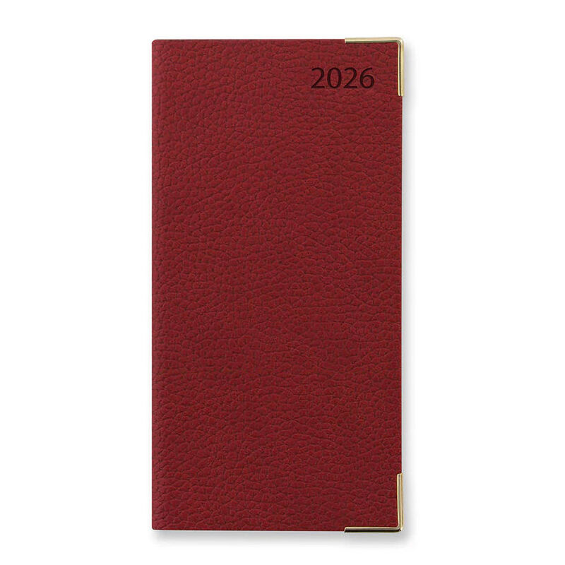 Letts of London Diary Connoisseur Slim WTV English Red 2026 image number 0