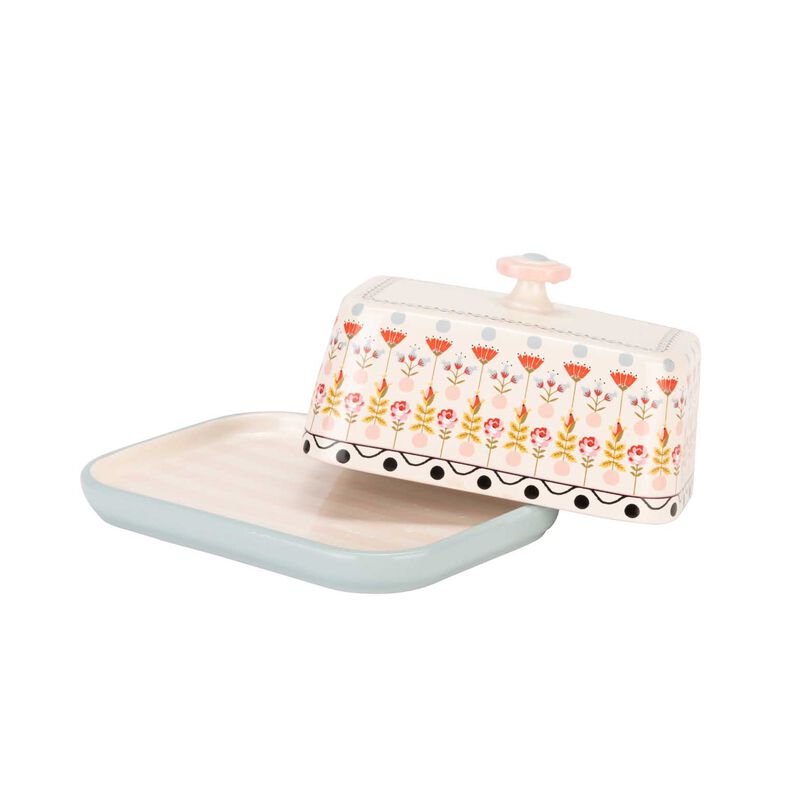 Cath Kidston Painted Table Butter Dish image number 1