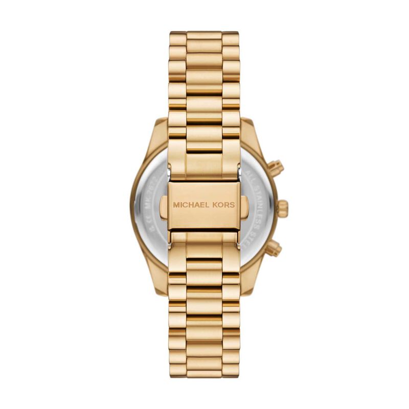 Michael Kors Lexington Chronograph Gold-Tone Stainless Steel Watch image number 1