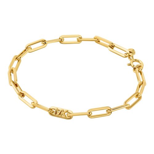 Michael Kors 14K Gold-Plated Sterling Silver Paperclip Chain Bracelet
