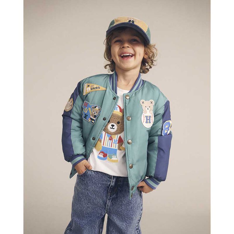 Huxbaby Sprout College Varsity Jacket 3-5Y image number 1