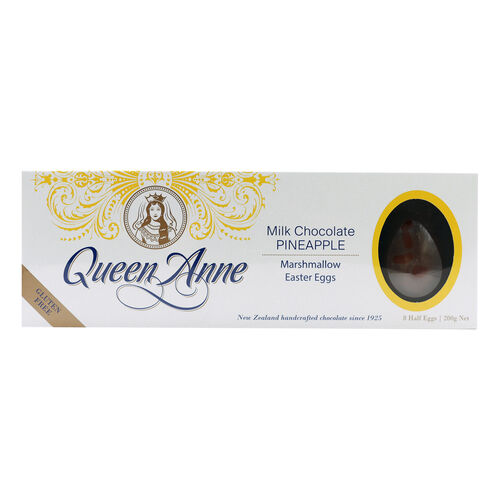 Queen Anne Milk Chocolate Pineapple Marshmallow Easter Eggs 200g
