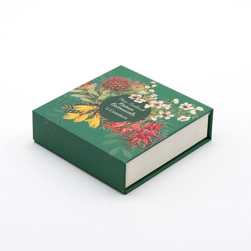 Native Botanicals Of NZ Set Of 6 Coasters image number 1