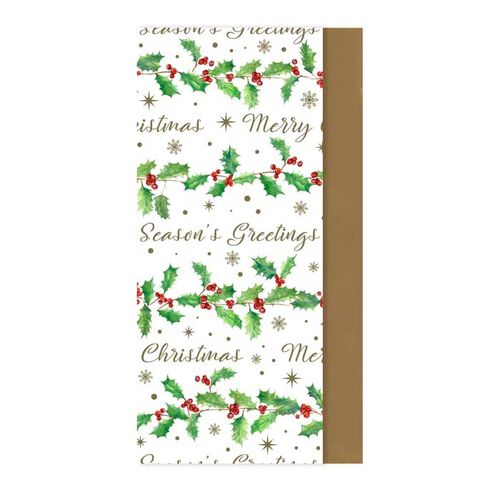 Paperie Eurowrap Holly Tissue &ndash; 8 Sheets
