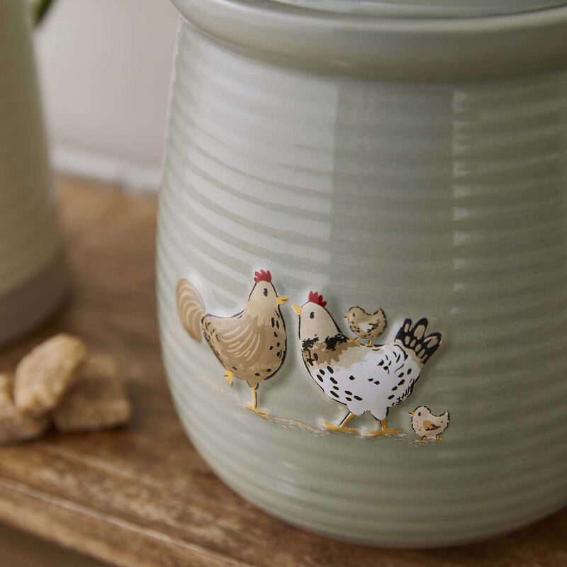 Cooksmart Hen House Lane Canister - Happy Family image number 2