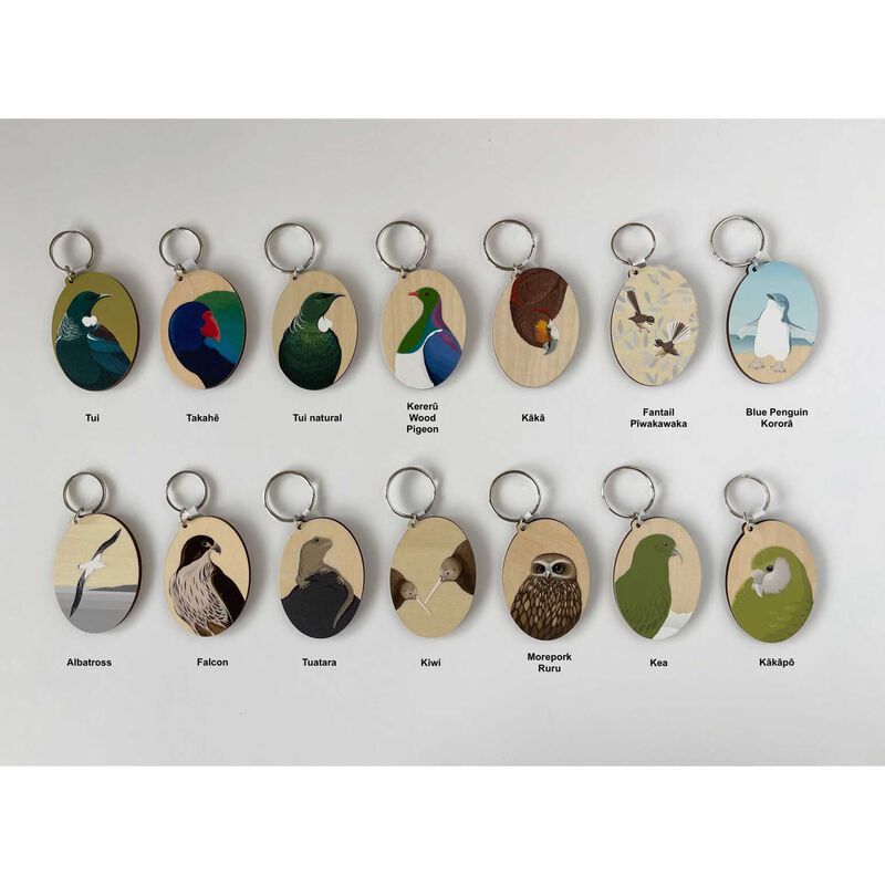Hansby Design Tui Regal Green Keytag image number 3
