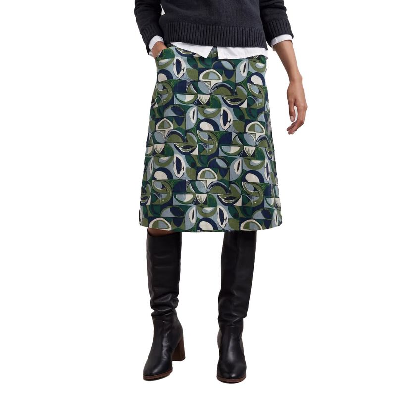 Seasalt Cornwall Forest View Skirt Land Forms Cut Grass image number 0
